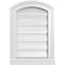 Ekena Millwork Arch Top Surface Mount PVC Gable Vent w/ 2"W x 2"P Brickmould Sill Frame, 14"W x 18"H GVPAR14X1803SN - alternate 1